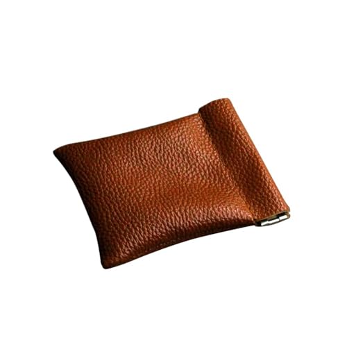 ERQIAO Geldbörse aus PU-Leder für Damen und Herren, schwarz, braun, Mini-Münzgeldbörse, Kartenhalter, Geldtasche, kleine Münzaufbewahrung, 10, 1 Stpck von ERQIAO