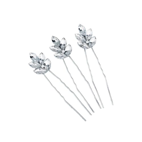 Klassische Kristall-Blumen-Haarnadel, Premium-Prinzessinnenschmuck, Haar-Accessoires, alltägliche Haarspangen für Frauen als Geschenk (HS-J6165) von ERQIAO
