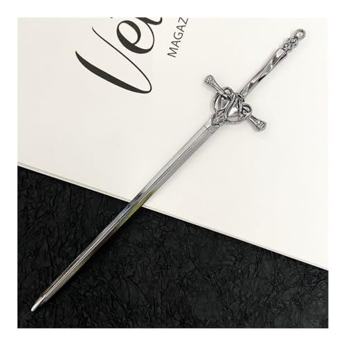Metall-Schwert-Haarnadel für Damen, modisch, chinesisch, einfache und kreative Pfanne, Haarnadel, Schmuck, Temperament, Kopfbedeckung, Zubehör (WTS00002-3) von ERQIAO