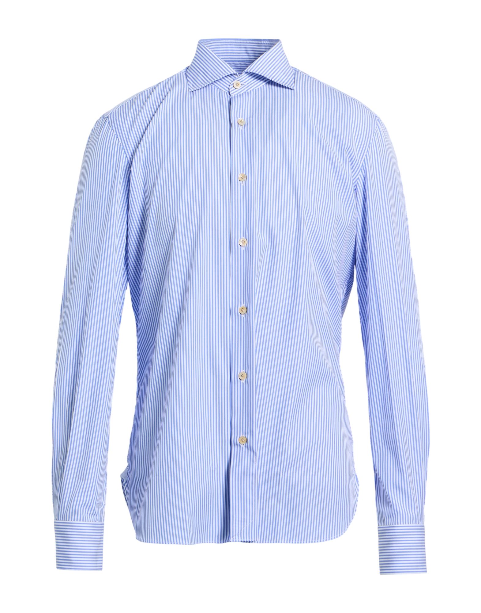 ERRICO FORMICOLA Napoli Hemd Herren Azurblau von ERRICO FORMICOLA Napoli