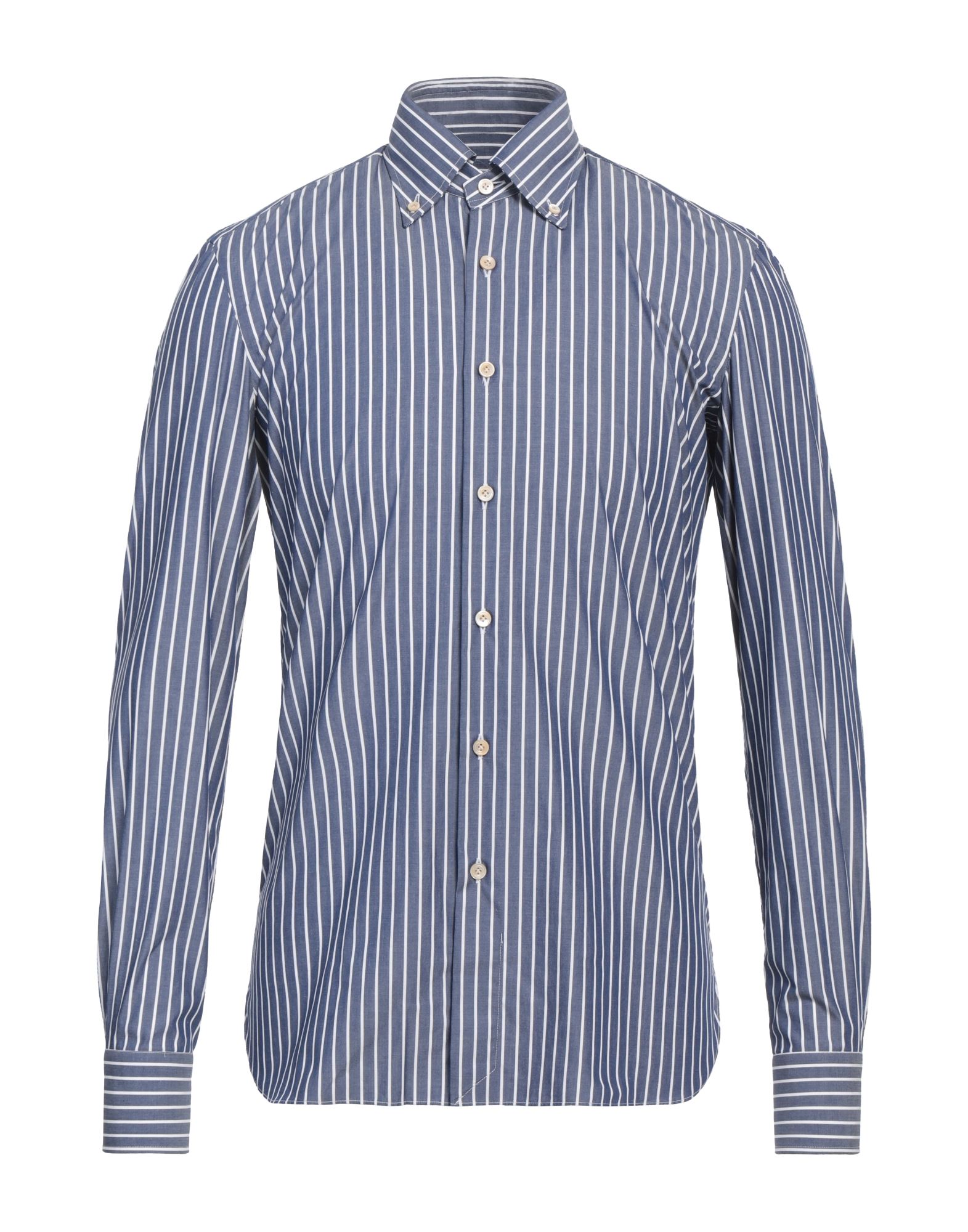 ERRICO FORMICOLA Napoli Hemd Herren Marineblau von ERRICO FORMICOLA Napoli