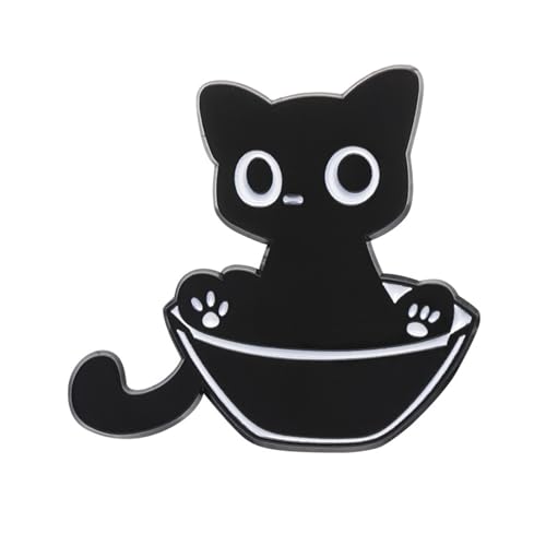Anstecknadel mit Katzenmuster, Cartoon-Tier-Design, tragbar, für Jacken, Hüte und Rucksäcke, 5 Stück, Einheitsgröße, Wie beschrieben Anstecknadel mit Katzenmuster, Cartoon-Tier-Design, tragbar, für Jacken, Hüte und Rucksäcke, 5 Stück, Einheitsgröße, Wie beschrieben von ERRORY
