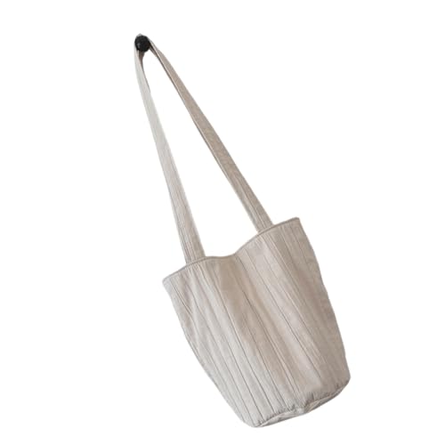 Bequeme Umhängetasche, lässige Handtasche, große Kapazität, Eimertasche, Unterarmtasche mit einfachem Tragegriff für Shopper, Schultertasche, beige, One Size Bequeme Umhängetasche, lässige Handtasche, große Kapazität, Eimertasche, Unterarmtasche mit einfachem Tragegriff für Shopper, Schultertasche, beige, One Size von ERRORY