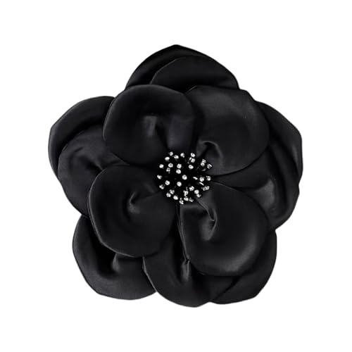 Blumennadel aus Stoff, mehrdimensional, groß, Blumenbrosche für modebewusste Frauen, elegante Brustnadel, Party-Accessoire, einfarbige Anstecknadel, Einheitsgröße, Wie beschrieben Blumennadel aus Stoff, mehrdimensional, groß, Blumenbrosche für modebewusste Frauen, elegante Brustnadel, Party-Accessoire, einfarbige Anstecknadel, Einheitsgröße, Wie beschrieben von ERRORY