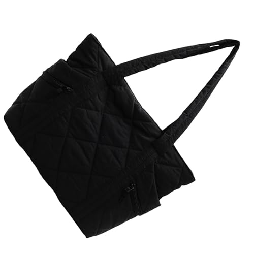 Damen-Umhängetasche, große Kapazität, Achseltasche, lässige Handtasche, passend für den Alltag, große Kapazität, Schultertasche, Achsel-Griff, Handtasche, Schule, Schwarz , One Size Damen-Umhängetasche, große Kapazität, Achseltasche, lässige Handtasche, passend für den Alltag, große Kapazität, Schultertasche, Achsel-Griff, Handtasche, Schule, Schwarz , One Size von ERRORY