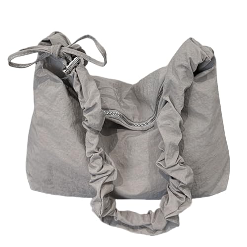 Damen Wolkentasche, einfarbig, Schultertasche, großes Fassungsvermögen, Commutin, modische Umhängetasche für den täglichen Gebrauch, große Kapazität, Schulterwolke, einfarbige Umhängetasche, grau, One Damen Wolkentasche, einfarbig, Schultertasche, großes Fassungsvermögen, Commutin, modische Umhängetasche für den täglichen Gebrauch, große Kapazität, Schulterwolke, einfarbige Umhängetasche, grau, One von ERRORY