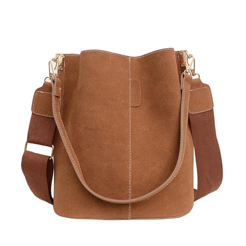 Damentasche Herbst Winter Crossbody Tasche Retro Schulter Handtasche Eimer Casual Messenger für Alltag Herbst Winter Crossbody für Frauen Einfacher Eimer Retro Schulter, braun, One Size Damentasche Herbst Winter Crossbody Tasche Retro Schulter Handtasche Eimer Casual Messenger für Alltag Herbst Winter Crossbody für Frauen Einfacher Eimer Retro Schulter, braun, One Size von ERRORY