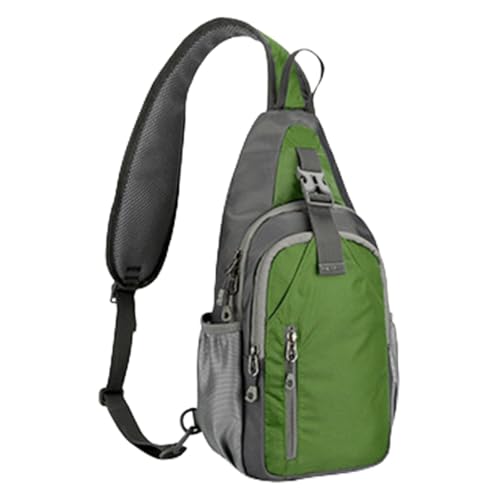 ERRORY Brusttasche für Herren, Schultertasche, Umhängetasche, Reisetasche, Tagesrucksack, große Kapazität, Sport, Schulterrucksack, Herren, Crossbody, Brustschlinge, lässiger Sport, dunkelgrün, One ERRORY Brusttasche für Herren, Schultertasche, Umhängetasche, Reisetasche, Tagesrucksack, große Kapazität, Sport, Schulterrucksack, Herren, Crossbody, Brustschlinge, lässiger Sport, dunkelgrün, One von ERRORY