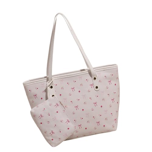 ERRORY Damentasche mit großem Fassungsvermögen, stilvolle Schultertasche, schöne Schleifen, Pendeln, Einkaufen, Pendeln, Damen, Schultertasche, große Kapazität, Achselhöhle, schöne Schleifen ERRORY Damentasche mit großem Fassungsvermögen, stilvolle Schultertasche, schöne Schleifen, Pendeln, Einkaufen, Pendeln, Damen, Schultertasche, große Kapazität, Achselhöhle, schöne Schleifen von ERRORY