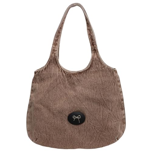 ERRORY Eelgant Schultertasche mit großem Fassungsvermögen für Damen, Einkaufstasche, lässige Handtasche, Unterarmtasche, Studenten-Schultertasche, khaki, One Size ERRORY Eelgant Schultertasche mit großem Fassungsvermögen für Damen, Einkaufstasche, lässige Handtasche, Unterarmtasche, Studenten-Schultertasche, khaki, One Size von ERRORY