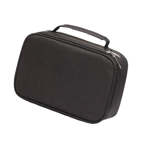 ERRORY Federmäppchen mit hoher Kapazität, multifunktional, 72 Fächer, buntes Federmäppchen mit 2 abnehmbaren Hüllen, tragbare Tasche, hohe Kapazität, Bleistift-Organizer, Schwarz von ERRORY