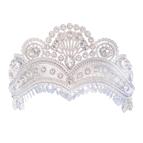 ERRORY Glitzernde Kristall-Kronen-Kopfbedeckung für die Braut, schimmernde, bunte Strasssteine, Kopfbedeckung, Accessoires, stilvoller Kopfschmuck für die Braut, Einheitsgröße, Wie beschrieben ERRORY Glitzernde Kristall-Kronen-Kopfbedeckung für die Braut, schimmernde, bunte Strasssteine, Kopfbedeckung, Accessoires, stilvoller Kopfschmuck für die Braut, Einheitsgröße, Wie beschrieben von ERRORY
