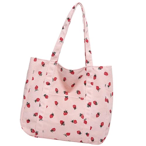 ERRORY Große Kapazität Achseltasche für Frauen Mädchen Studenten Schultasche Einkaufen Erdbeere Schulter Leinwand Unterarm Große Kapazität Schulter Canvas Achsel Erdbeere Handtasche Schule, B, One ERRORY Große Kapazität Achseltasche für Frauen Mädchen Studenten Schultasche Einkaufen Erdbeere Schulter Leinwand Unterarm Große Kapazität Schulter Canvas Achsel Erdbeere Handtasche Schule, B, One von ERRORY