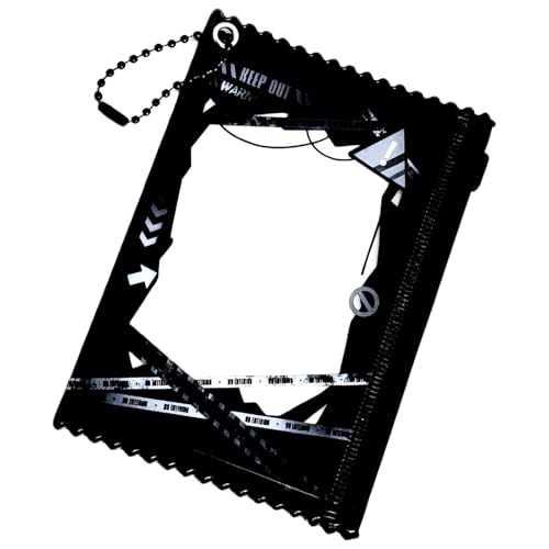 ERRORY Leichte 7,6 cm große Kartenschutzhülle für Campus, Büro und Einkaufszentrum, PVC-Hülle, schwarz / weiß, One Size ERRORY Leichte 7,6 cm große Kartenschutzhülle für Campus, Büro und Einkaufszentrum, PVC-Hülle, schwarz / weiß, One Size von ERRORY