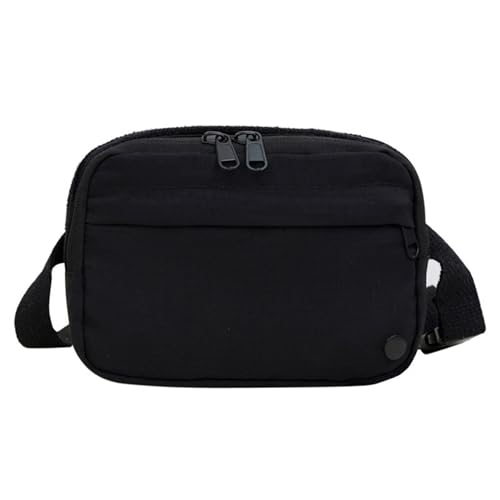 ERRORY Mehrzweck-Sport-Brusttasche für Damen und Herren, japanische Straßen-Schultertasche, Crossbody-Tasche mit verstellbarem Riemen, modische Gürteltasche, Schwarz , One Size ERRORY Mehrzweck-Sport-Brusttasche für Damen und Herren, japanische Straßen-Schultertasche, Crossbody-Tasche mit verstellbarem Riemen, modische Gürteltasche, Schwarz , One Size von ERRORY