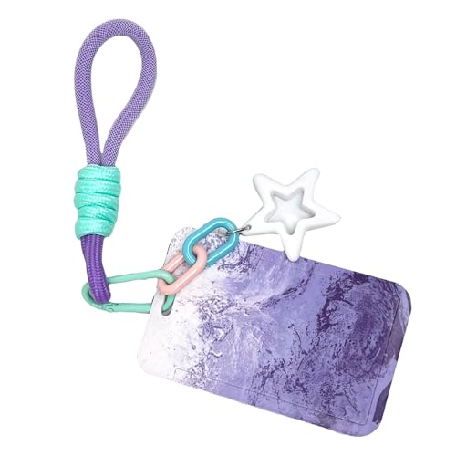 ERRORY Moderne ausziehbare Karten-Organizer, ABS-Konstruktion, mehrere Fächer für effizientes Management, tragbare Organizer, Reisen, violett von ERRORY