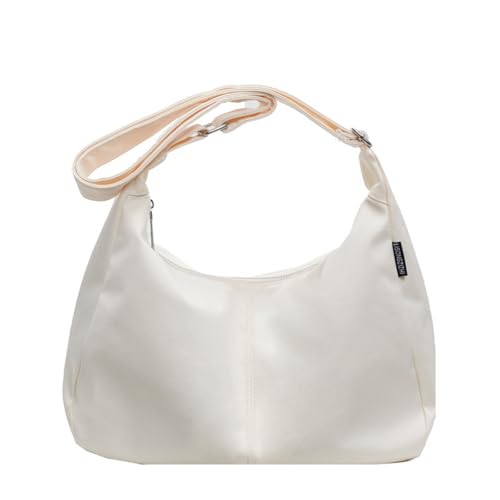 ERRORY Modische Schultertasche, Stoff-Umhängetasche, mit viel Platz, geeignet für verschiedene Anlässe, Umhängetasche, weiß, One Size ERRORY Modische Schultertasche, Stoff-Umhängetasche, mit viel Platz, geeignet für verschiedene Anlässe, Umhängetasche, weiß, One Size von ERRORY