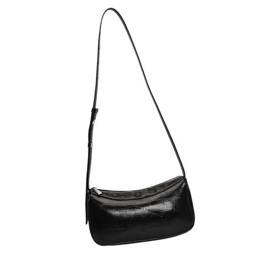 ERRORY Modische Umhängetasche, lässige Umhängetasche, praktische PU-Umhängetasche für tägliches Pendeln und Outdoor-Aktivitäten, moderne, lässige Umhängetasche, Schwarz , One Size ERRORY Modische Umhängetasche, lässige Umhängetasche, praktische PU-Umhängetasche für tägliches Pendeln und Outdoor-Aktivitäten, moderne, lässige Umhängetasche, Schwarz , One Size von ERRORY
