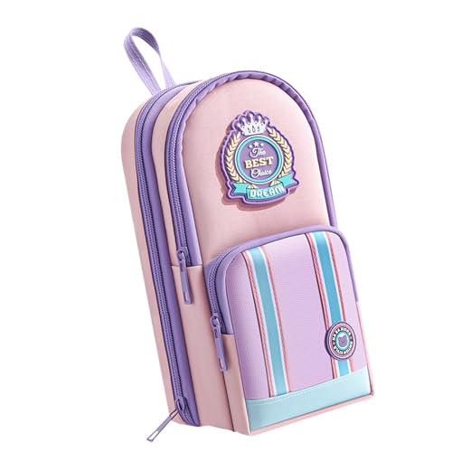 ERRORY Multifunktionales Federmäppchen, wasserabweisend, große Kapazität, Stiftebeutel, Organizer-Tasche für Schüler, Schulbedarf, große Kapazität, Oxford-Stoffetui, a von ERRORY