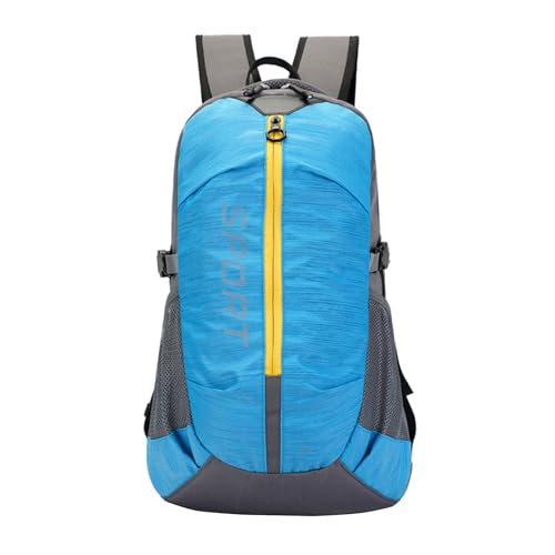 ERRORY Nylon-Reiserucksack für Damen und Herren, mit Stoff, große Kapazität, Rucksack für Outdoor-Sport, mehrere Fächer, Schultertasche, blau, One Size ERRORY Nylon-Reiserucksack für Damen und Herren, mit Stoff, große Kapazität, Rucksack für Outdoor-Sport, mehrere Fächer, Schultertasche, blau, One Size von ERRORY