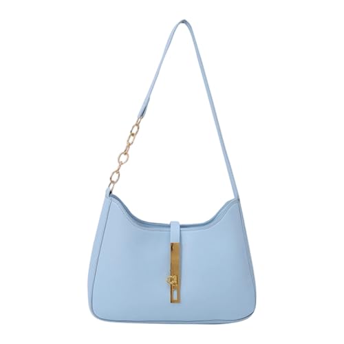 ERRORY PU-Leder-Umhängetasche für Damen, trendige Handtasche, Geldbörse, modische Unterarmtasche, einfache Achselhöhle, Einkaufen, PU-Leder, Schulter für Damen, Achselhöhle, einfache Handtasche von ERRORY