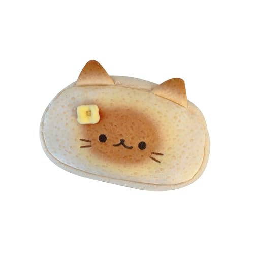 ERRORY Plüsch-Butter-Kätzchen-Federmäppchen, große Kapazität, Federmäppchen, multifunktionale Aufbewahrungstasche für Schule, Bürobedarf, Kätzchen-Organizer, B von ERRORY