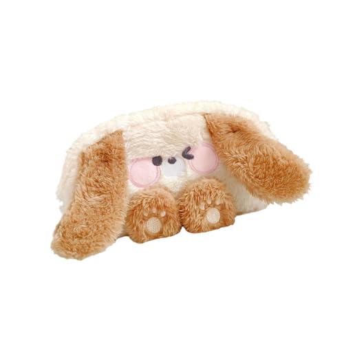 ERRORY Plüsch-Federmäppchen mit Tiermotiv, große Kapazität, Make-up-Kosmetiktasche, tragbar für Teenager, Mädchen, Schule, Büro, Supp, Tier, Plüsch-Federmäppchen, a von ERRORY
