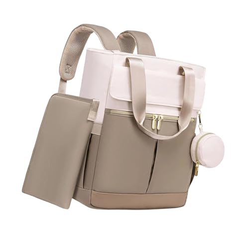 ERRORY Reißfeste Muttertasche mit großem Fassungsvermögen, wasserabweisendem Stoff und verstellbarer Tragemöglichkeit für Outdoo Quick Grab Mom, braun, One Size von ERRORY