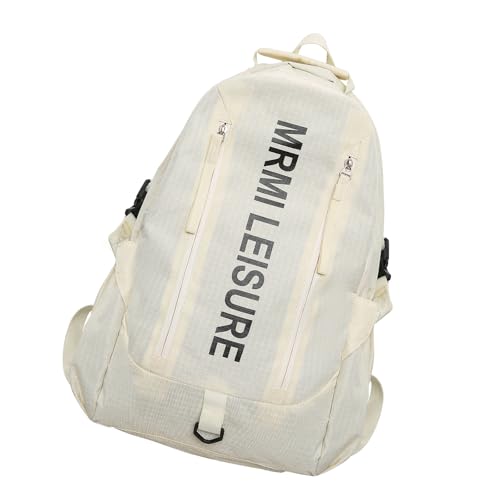 ERRORY Schulranzen-Rucksack für Jungen und Mädchen, Nylon, Laptoptaschen für Teenager, große Kapazität, Tagesrucksack, lässig, Büchertasche, Nylon-Rucksack, weiß, One Size ERRORY Schulranzen-Rucksack für Jungen und Mädchen, Nylon, Laptoptaschen für Teenager, große Kapazität, Tagesrucksack, lässig, Büchertasche, Nylon-Rucksack, weiß, One Size von ERRORY
