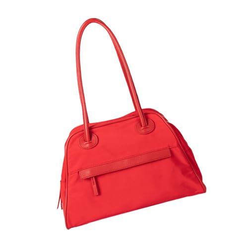 ERRORY Schultertasche für Herbst und Winter, große Kapazität, Nylon, modisch, Achseltasche, für Pendler und Shopping, professionelle Tasche, rot, One Size ERRORY Schultertasche für Herbst und Winter, große Kapazität, Nylon, modisch, Achseltasche, für Pendler und Shopping, professionelle Tasche, rot, One Size von ERRORY