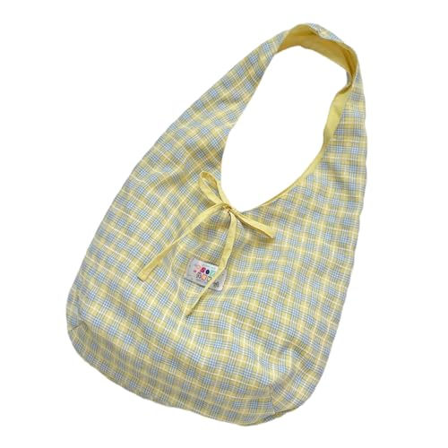 ERRORY Schultertasche mit großem Fassungsvermögen, leichte und praktische Unterarmtasche, lässige Handtasche zum Einkaufen oder Reisen, leichte Tragetasche, gelb, One Size ERRORY Schultertasche mit großem Fassungsvermögen, leichte und praktische Unterarmtasche, lässige Handtasche zum Einkaufen oder Reisen, leichte Tragetasche, gelb, One Size von ERRORY