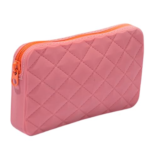 ERRORY Silikon-Federmäppchen, großes Fassungsvermögen, ästhetische Make-up-Tasche für Studenten, großes Fassungsvermögen, Make-up-Tasche, ästhetische Tasche, a von ERRORY
