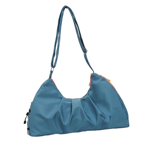 ERRORY Sporttasche für Damen, mit Schuhfach, Yogatasche, Wochenendtasche mit Gurt, Tragetasche, für Yoga, Crossbody, Turnbeutel, Schuhfach, blau, One Size ERRORY Sporttasche für Damen, mit Schuhfach, Yogatasche, Wochenendtasche mit Gurt, Tragetasche, für Yoga, Crossbody, Turnbeutel, Schuhfach, blau, One Size von ERRORY