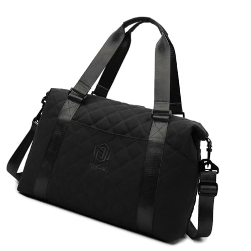 ERRORY Stilvolle große Kapazität Damen Reise Handtasche Bequem und Praktisch Shopping Umhängetasche für kurze Reisen Kurzreise Duffle Bag, Schwarz , One Size ERRORY Stilvolle große Kapazität Damen Reise Handtasche Bequem und Praktisch Shopping Umhängetasche für kurze Reisen Kurzreise Duffle Bag, Schwarz , One Size von ERRORY