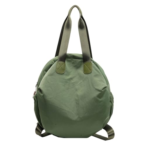 ERRORY Stilvoller und praktischer Schulrucksack, Schultertasche, Reiserucksack mit geräumigen Taschen für Schüler, Stofftasche, grün, One Size von ERRORY