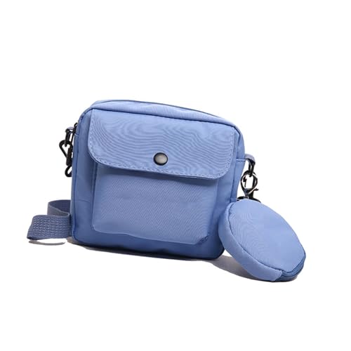 ERRORY Zarte reisefreundliche kleine Umhängetasche mit Münzgeldbörse für Damen-Handys und Accessoires, trendige Umhängetasche, lässige Reisetasche, blau, One Size ERRORY Zarte reisefreundliche kleine Umhängetasche mit Münzgeldbörse für Damen-Handys und Accessoires, trendige Umhängetasche, lässige Reisetasche, blau, One Size von ERRORY