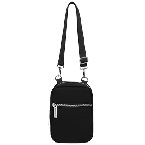 Einzigartige Herren-Umhängetasche, lässiger kleiner Rucksack für die Organisation von wichtigen Outdoor-Aktivitäten, mit bequemem Schultergurt, modisches Accessoire für Herren, Schwarz , One Size Einzigartige Herren-Umhängetasche, lässiger kleiner Rucksack für die Organisation von wichtigen Outdoor-Aktivitäten, mit bequemem Schultergurt, modisches Accessoire für Herren, Schwarz , One Size von ERRORY