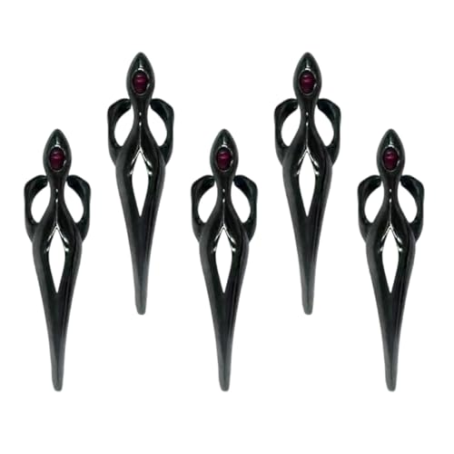 Einzigartiger Gothic-Stil, verstellbare Ringe, bequeme Fingerspitzenringe aus Legierung, Schmuck für Musikfestivals und Themenfotografie, Cosplay-Schmuck, Einheitsgröße, Wie beschrieben, Wie von ERRORY