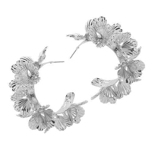 Elegante Goldohrringe im Retro-Stil, Dekoration für Frauen, C-Form, Blumenmuster, offenes Kreolen, tragbares Design, stilvolle Outfits, Damen-Modeschmuck, Einheitsgröße, Wie beschrieben, Wie Elegante Goldohrringe im Retro-Stil, Dekoration für Frauen, C-Form, Blumenmuster, offenes Kreolen, tragbares Design, stilvolle Outfits, Damen-Modeschmuck, Einheitsgröße, Wie beschrieben, Wie von ERRORY