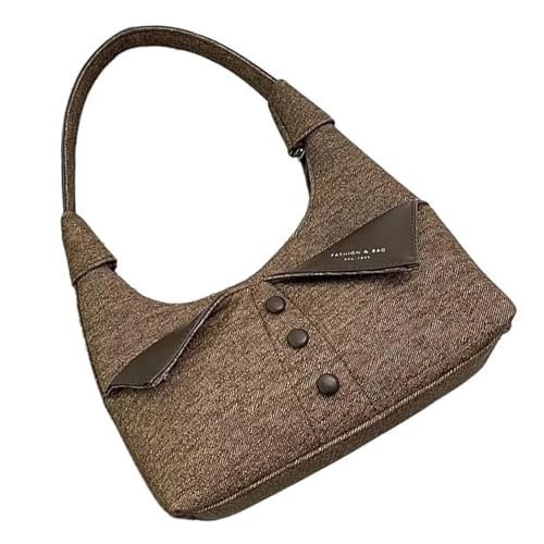 Elegante Unterarmtasche für Damen, koreanischer Stil, Schultertasche, Pendeln, kontrastierende Farbe, Handtasche, passend zu Achselhöhle, koreanischer Stil, Achsel-Handtasche, passend für Achseln von ERRORY