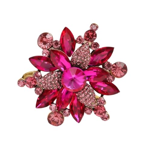 Funkelnde Kristall-Brosche für Damen, eleganter Hochzeitsschmuck mit sicherem Verschluss, Legierungs-Design, Hochzeitskristall-Brosche, Einheitsgröße, Wie beschrieben Funkelnde Kristall-Brosche für Damen, eleganter Hochzeitsschmuck mit sicherem Verschluss, Legierungs-Design, Hochzeitskristall-Brosche, Einheitsgröße, Wie beschrieben von ERRORY
