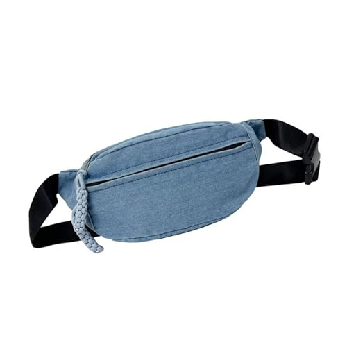 Hüfttasche, kleine Umhängetasche, modische Hüfttasche, Harajukus-Stil, Brust mit verstellbarem Riemen, Handy für Laufstile, Brust, kleine Crossbody-Tasche, blau, One Size Hüfttasche, kleine Umhängetasche, modische Hüfttasche, Harajukus-Stil, Brust mit verstellbarem Riemen, Handy für Laufstile, Brust, kleine Crossbody-Tasche, blau, One Size von ERRORY