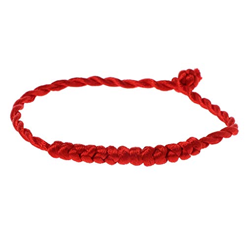 Kabbalah-Armband mit roter Schnur, geflochten zum Schutz, Glücksbringer gegen die Augen, Schmuck für Damen und Herren, Freundschaftsgeschenke für rote Damen, Freundschaft, goldene Halsketten von ERRORY