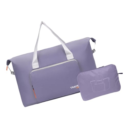 Kompakte, faltbare Reisetasche mit viel Platz, praktische Umhängetasche, lässiger Turnbeutel für Outdoor-Aufbewahrung, Oxford-Stoff, violett, Mass Beauty Kompakte, faltbare Reisetasche mit viel Platz, praktische Umhängetasche, lässiger Turnbeutel für Outdoor-Aufbewahrung, Oxford-Stoff, violett, Mass Beauty von ERRORY