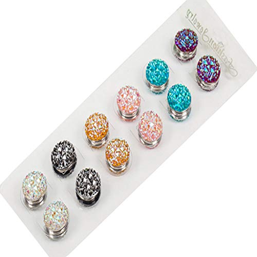 Modische 12 Stück Multifunktionsnadeln Hijab Pins Starker Magnet Schal Schnalle Kragen Clip Mehrzweck-Broschen Schmuck Broschen Großhandel von ERRORY