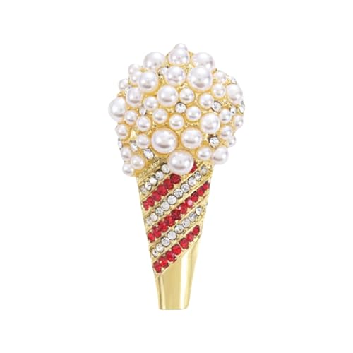 Modische Eiscreme-Brosche mit funkelnden Kristallperlen, Mantel-Dekoration, Mehrzweck-Kleidungszubehör, Legierung, Eiscreme-Schmuck-Anstecknadel Modische Eiscreme-Brosche mit funkelnden Kristallperlen, Mantel-Dekoration, Mehrzweck-Kleidungszubehör, Legierung, Eiscreme-Schmuck-Anstecknadel von ERRORY