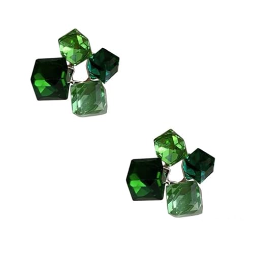 Modische Kristall-Ohrstecker, stereoskopisch, quadratisch, geometrische Ohrstecker, bequemes Tragen, Ohr-Zubehör für Frauen und Mädchen, elegante Ohrstecker, Einheitsgröße, Wie beschrieben, Wie Modische Kristall-Ohrstecker, stereoskopisch, quadratisch, geometrische Ohrstecker, bequemes Tragen, Ohr-Zubehör für Frauen und Mädchen, elegante Ohrstecker, Einheitsgröße, Wie beschrieben, Wie von ERRORY