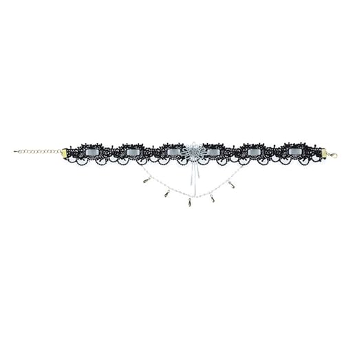 Modische kurze Spitzen-Halskette, einzigartiger Stil, bunte Spitzen-Halskette, Alltagskleidung für Party und Alltag, Date-Schmuck, Einheitsgröße, Wie beschrieben, Wie beschrieben Modische kurze Spitzen-Halskette, einzigartiger Stil, bunte Spitzen-Halskette, Alltagskleidung für Party und Alltag, Date-Schmuck, Einheitsgröße, Wie beschrieben, Wie beschrieben von ERRORY