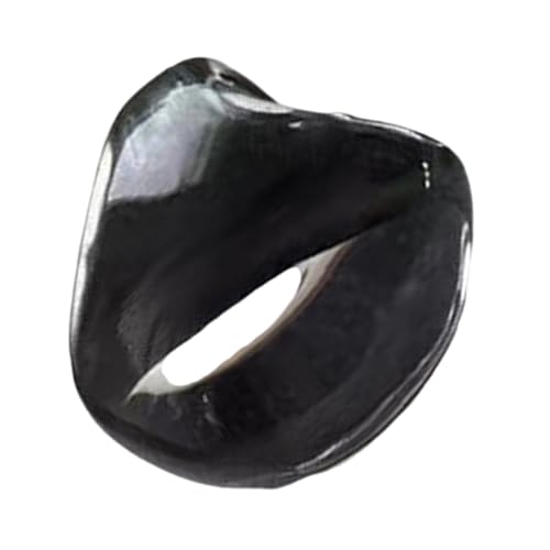Modischer Ring aus Kunstharz, glatt, bequeme Passform, hypoallergen, trendiges Perlglanz-Accessoire zum Verschenken, Perlglanz, flaches Grün, Einheitsgröße, Wie beschrieben, Wie beschrieben Modischer Ring aus Kunstharz, glatt, bequeme Passform, hypoallergen, trendiges Perlglanz-Accessoire zum Verschenken, Perlglanz, flaches Grün, Einheitsgröße, Wie beschrieben, Wie beschrieben von ERRORY