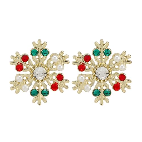 Ohrringe aus Legierung mit weihnachtlichem Thema, Tropfenohrringe, Weihnachtsfeier-Accessoire für Mode-Liebhaber, Frauen, Urlaubszubehör, Einheitsgröße, Wie beschrieben, Wie beschrieben von ERRORY